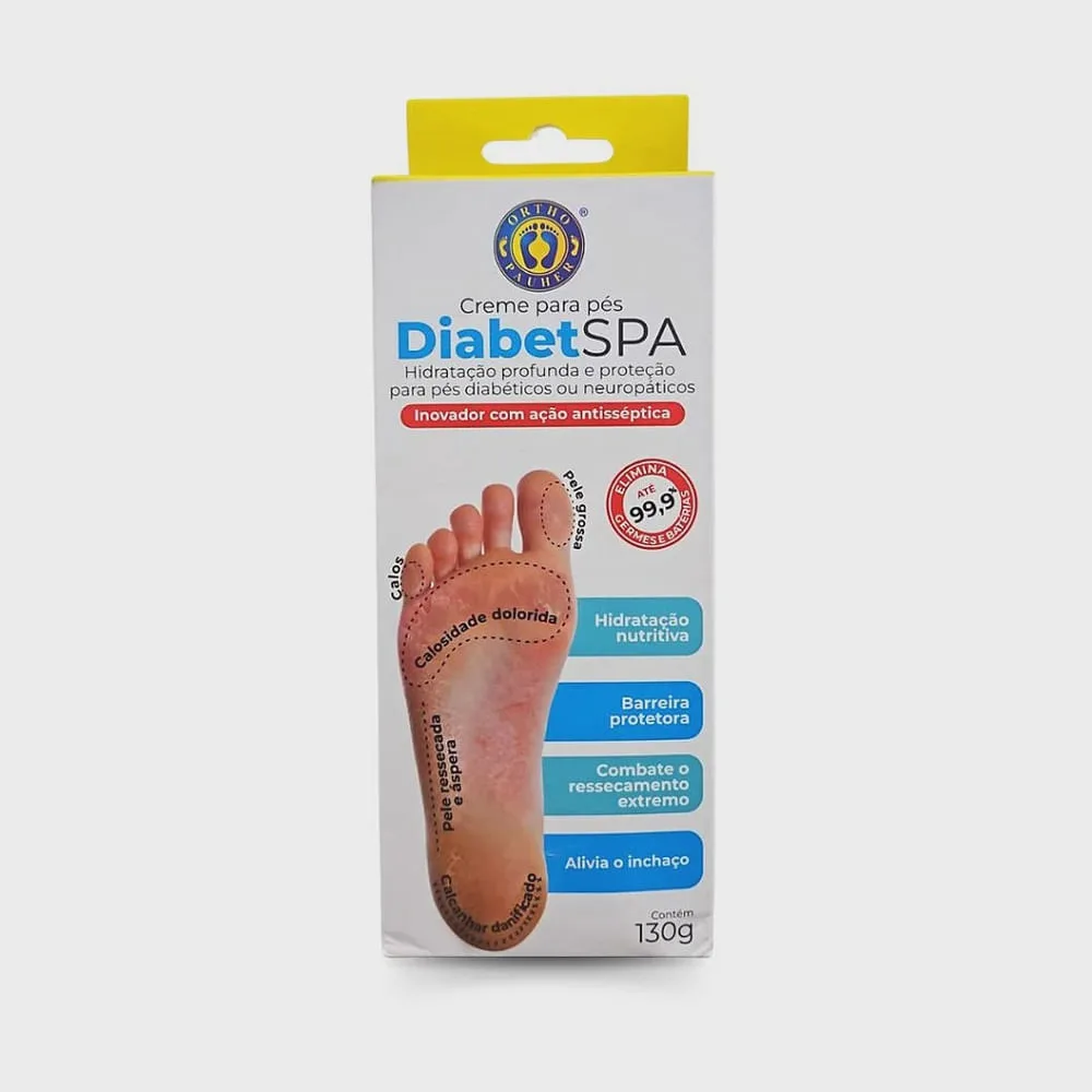 Creme Diabet Spa Pés 130g Ortho Pauher
