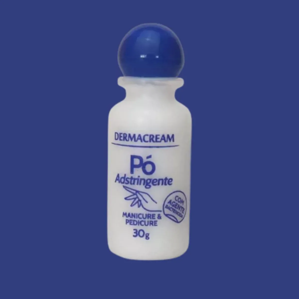 Pó Adstringente Manicure e Pedicure 30g Dermacream