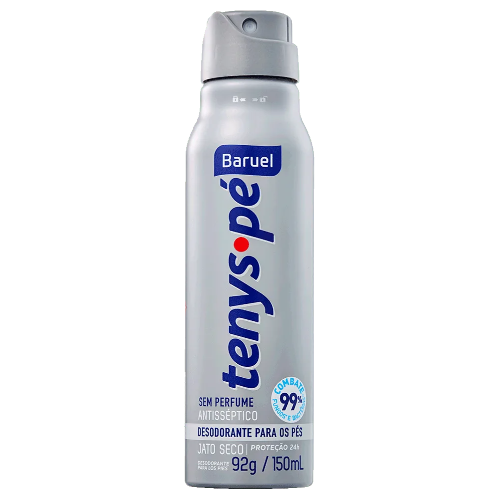 Tenys Pé Baruel Jato Seco Sem Perfume 150ml