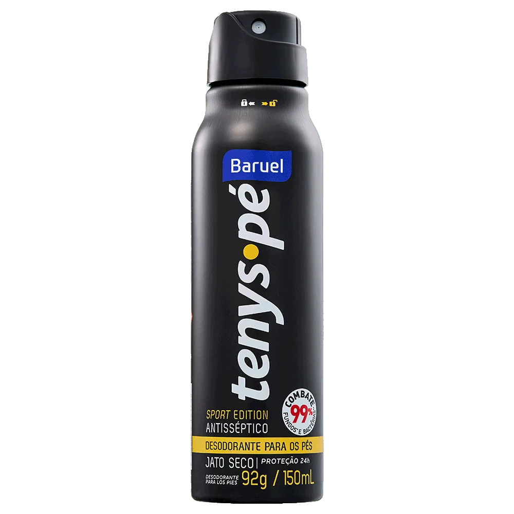 Tenys Pé Baruel Jato Seco Sport Edition 150ml