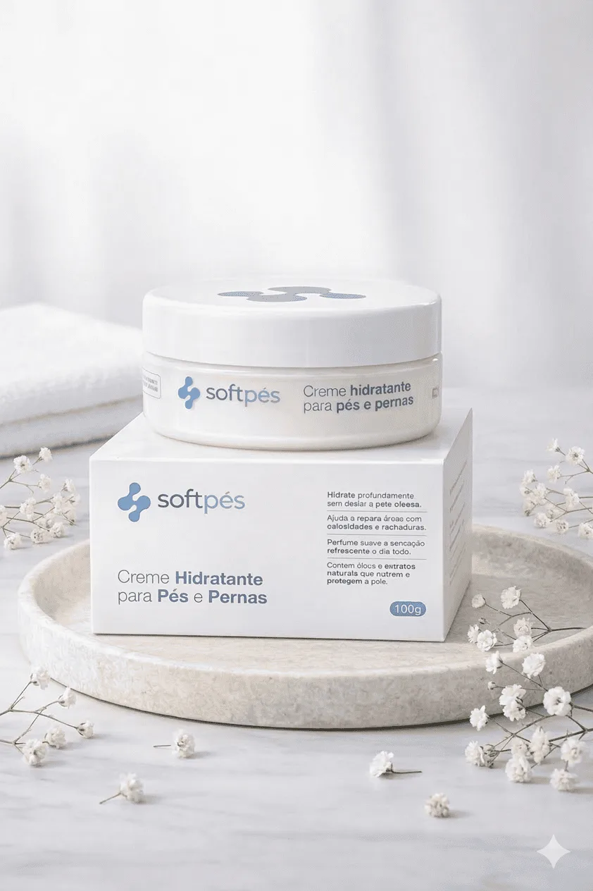 Creme Hidratante Para Pés e Pernas 9